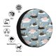 thumbnail image 4 of Fotbe Swan Princess On Lake Funda de Llanta de Repuesto con Estampado, Engrosada, Ajuste Universal para Jeep, Remolque, RV, SUV, Camión-15 inch, 4 of 6