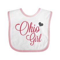 Inktastic Ohio Girl Boys or Girls Baby Bib