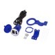 thumbnail image 2 of Motocicleta Moto Adaptador de Corriente de de Enchufe USB único 12V 2.1A - Azul, 57x45x22mm Sunnimix Alimentación móvil USB simple, 2 of 8