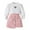 Pink, variant on Fall Outfits Girls Bubble Long Sleeve Top Plaid Printed Bow Skirt 2 Piece Set Leisure Wear Winter Clothes Baby Girl Orange 2,3,4,5,6,7 Years-3,4,5,6,7,8 Years