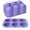Purple-4PC, variant on 6 Cavity Silicone Easter Eggs Chocolate Mold, Egg Shape Easter Bunny Ice Tray | Baking Supplies for Cake Decoration & Candy Making