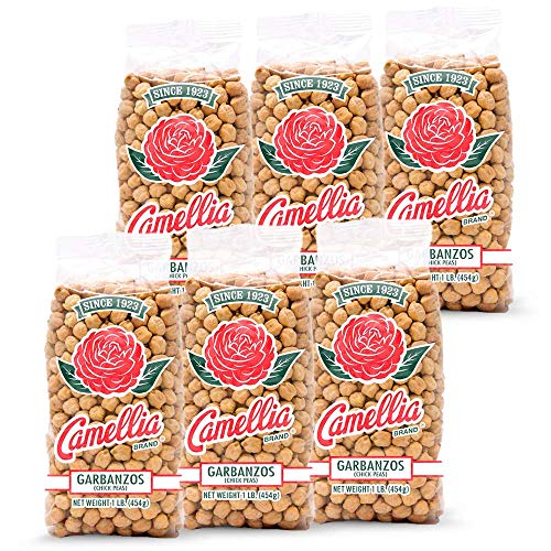 Camellia Brand Dry Garbanzo Beans, (Chickpeas) 1lb (6pk)