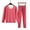 Watermelon Red, variant on Plus Size Seamless Thermal Underwear for Women Long Sleeve Base Layer Top & Buttom Long Johns Thermal Suit L-4XL