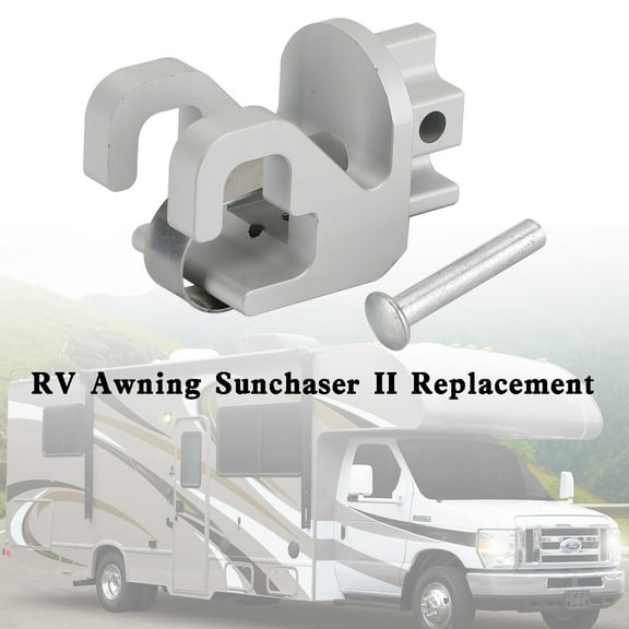 Motor Genic Alminum RV Rafter Claw Satin Hardware For Dometic SUNCHASER II Awning