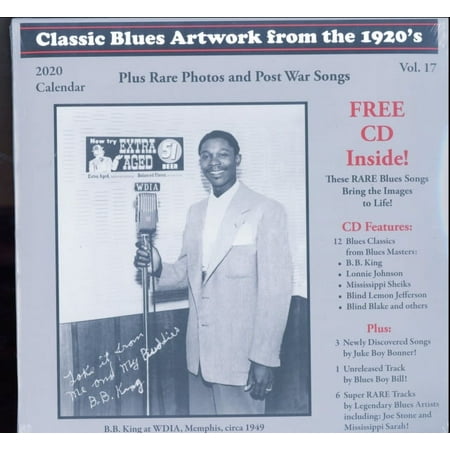 CLASSIC BLUES ARTWORK FROM THE 1920S CALENDAR (2020)