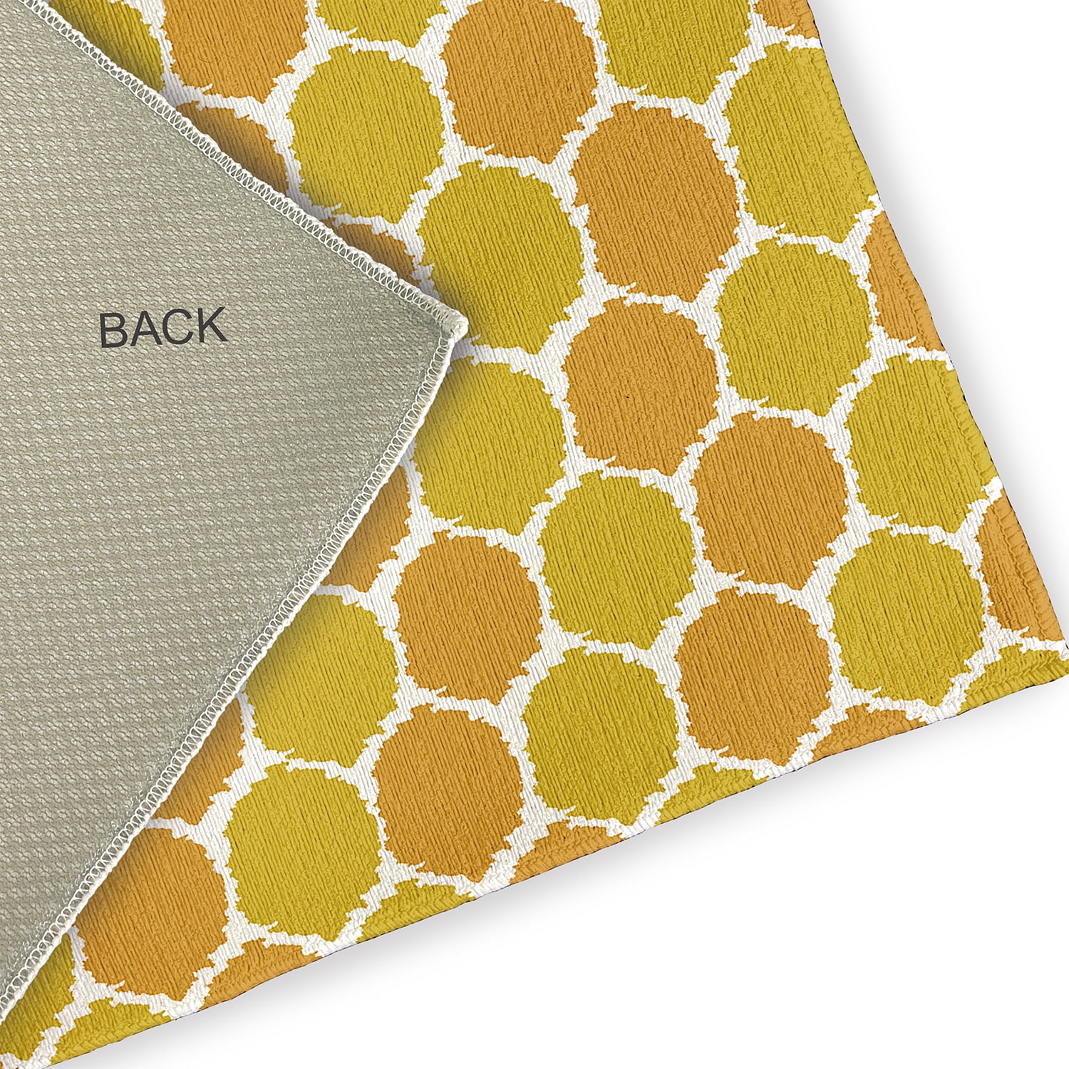 Simply Daisy 5' x 7' Sunny Mustard Geometric Indoor/outdoor Rug