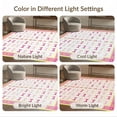 thumbnail image 7 of ODIKA 4'x6' Washable Area Rug Classroom Pencil Educational Schoolgirl Scallop Motif School for Home Office, Under Desk, Non-Slip Chair-Friendly, Flatwoven, 7 of 7