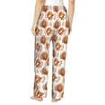 thumbnail image 3 of Goofa Cute Squirrel Printed Soft Pajama Pants for Women, Wide Leg Comfy Casual Lounge Yoga Pants-, 3 of 9