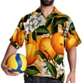 thumbnail image 4 of Tangerine Men's Casual Button Down Short Sleeve Hawaiian Printed Summer Beach Shirts, 4 of 6