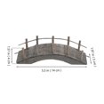 thumbnail image 3 of Miniature Wood Arch Bridge Model Mini House Garden Bridge Decor Micro Scene Accessory, 3 of 3
