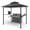 Gray, variant on 8x5Ft Outdoor Grill Gazebo, Double Tiered BBQ Gazebo with 2 Side Shelves, Patio Canopy Tent for Patio, Garden, Beach, Backyard, Barbecue Grill Shelter(Gray)