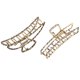thumbnail image 2 of 1 set 2pcs mujer clips de pelo creativo leopardo imprime clips de garra (leopardo), 2 of 6