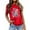 Watermelon Red-B, variant on Shadoumai Womens 3/4 Sleeve V Neck Valentine T Shirts Love Heart Printed Graphic Tee Tops