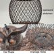 thumbnail image 3 of Comedero para pájaros salvajes para exterior, comedero para pájaros colgante con marco de metal para jardín, decoración al aire libre, idea de regalo para amantes de los pájaros y amigos, a prueb, 3 of 3