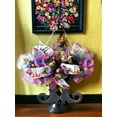 thumbnail image 3 of Whimsical Witch Leg Wreath Halloween Décor, 3 of 4