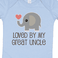 thumbnail image 4 of Inktastic My Great Uncle Loves Me Boys or Girls Baby Bodysuit, 4 of 5
