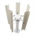 thumbnail image 1 of Turbina Eólica Vertical de 20 W, Modelo DIY, Generador Trifásico de Imán Permanente Sin Escobillas de 5 Aspas, de Viento de Baja Velocidad., 1 of 5