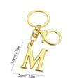 thumbnail image 3 of Gold Letter Keychain A–Z | Metal Alloy Initial Pendant | Personalized Monogram Accessory for Keys, Bags, Wallets | Durable Rust-Resistant | Giftable Design, 3 of 6