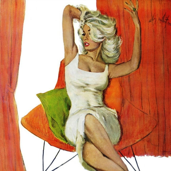 Marmont Hill "Mother Is a Movie Queen" by Coby Whitmore Painting Print on Canvas