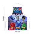 thumbnail image 2 of PJ Masks delantal temático para cocinar, esencial para el hogar, delantal de barbacoa/bufanda de cocina con bolsillos para hombres y mujeres, regalo para el hogar, 2 of 6
