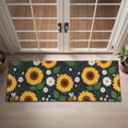thumbnail image 2 of DarkBlue Sunflower Bee Pattern Door Rugs,Washable Non Slip Door Mats Indoor,Decorative Door Mats,Entry Mat Indoor for Entrance,Bedroom,Kitchen,Bathroom,16"x47", 2 of 6