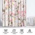thumbnail image 6 of LALILO Waterproof Rose Flower Shower Curtain with Vintage Floral Bouquet, 72x72 in, 12 Hooks, Bathroom Decor, 6 of 6