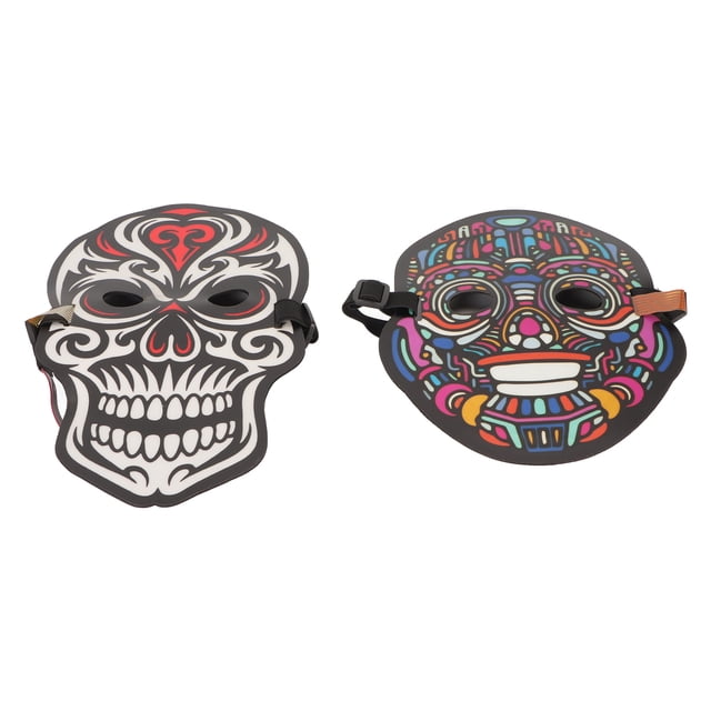 Cubierta Facial LED, Control De Voz, Tamaño Ajustable, Cubierta Facial Iluminada, Cable EL Colorido Para Fiesta Para Niños
