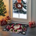 thumbnail image 4 of Christmas Rug | Holiday Floor Mat | Festive Doormat for Entryway, Living Room, Kitchen & Bathroom Decor | Soft Polyester Indoor Mat | 35x23 Inch, 4 of 6