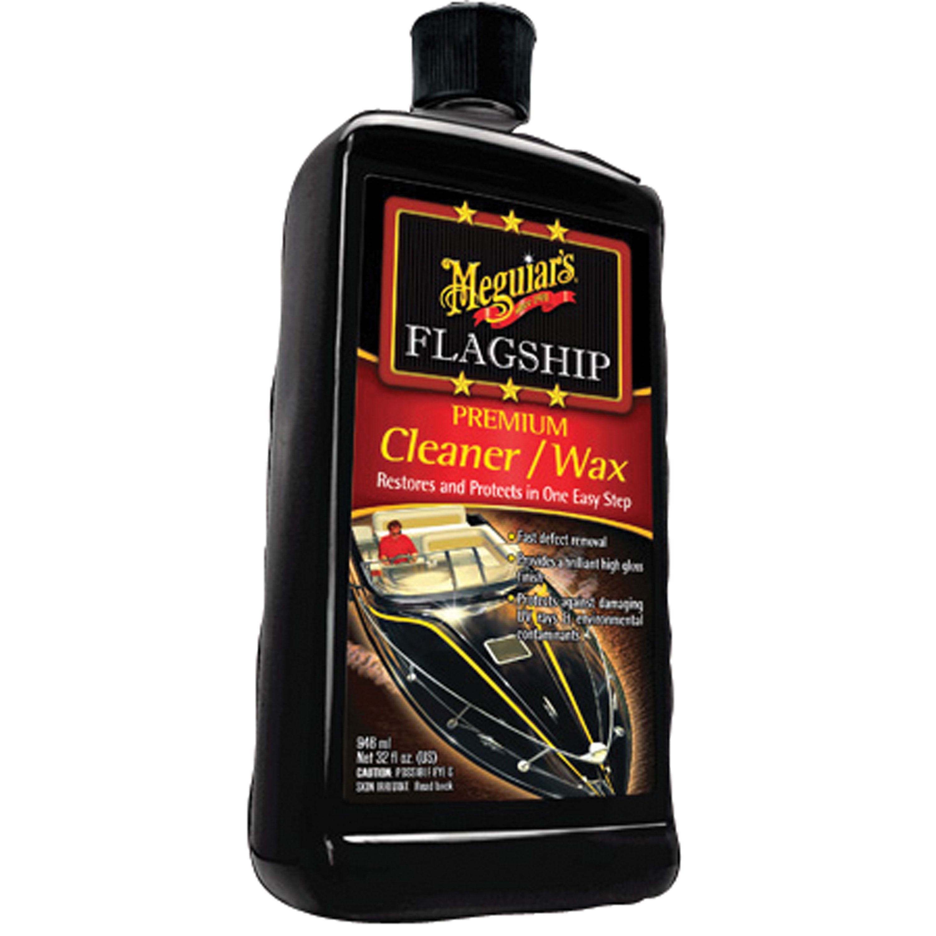 Meguiar’s Flagship Premium Cleaner/Wax Marine/RV Removes Light Oxidation and Protects