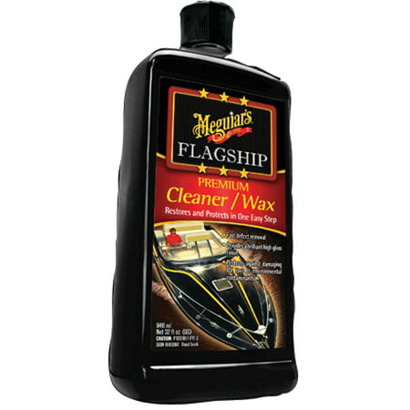 Meguiar’s Flagship Premium Cleaner/Wax – Marine/RV – Removes Light Oxidation and Protects – M6132, 32 (Best Wax For Oxidation)