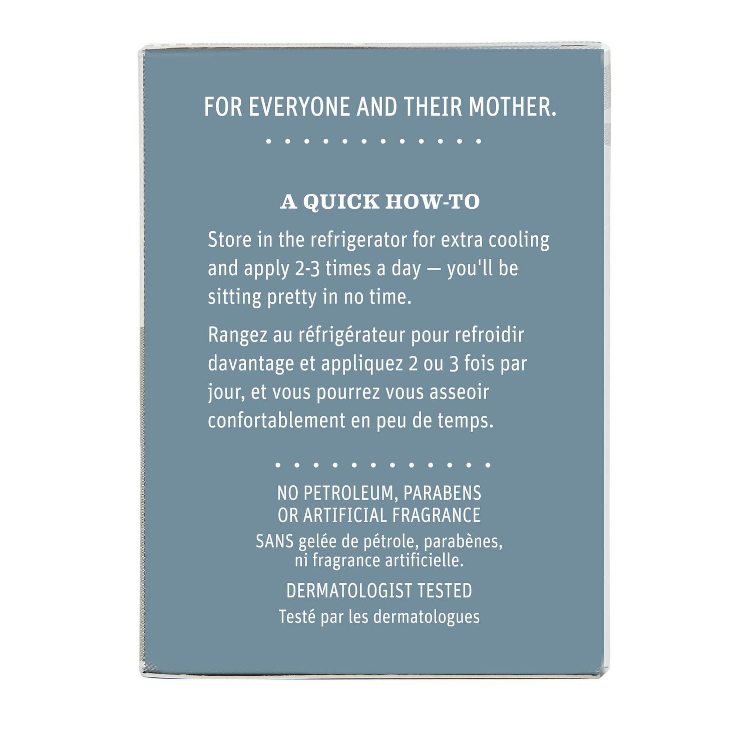 Baume périnéal biologique rafraîchissant Earth Mama pour la récupération post-partum