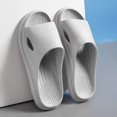 thumbnail image 2 of Zapatillas de casa para hombre y mujer, zapatillas de interior para baño, Material Eva, sandalias de uso doméstico de verano de una pieza, 2 of 5
