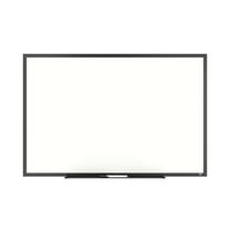 Staples TRU RED Melamine Dry Erase Board Black Frame 3' x 2' (TR59366)