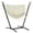 Cream White, variant on Outsunny Hammock Chair w/ Stand, Hammock Swing w/ Side Pocket, Headrest