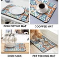 thumbnail image 4 of Elevate Kitchen Mexican Coffee Mat High Absorbency Diatom Mud Dish Drying Pad A Handy Kitchen Gadget for Easy Cleaning, Coffee Drying Mat Large 19.5x12in, 4 of 7