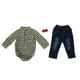 thumbnail image 1 of Pantalones vaqueros para bebés, trajes para bebés, ropa larga para bebés, trajes para niños ultra sensibles, 1 of 8