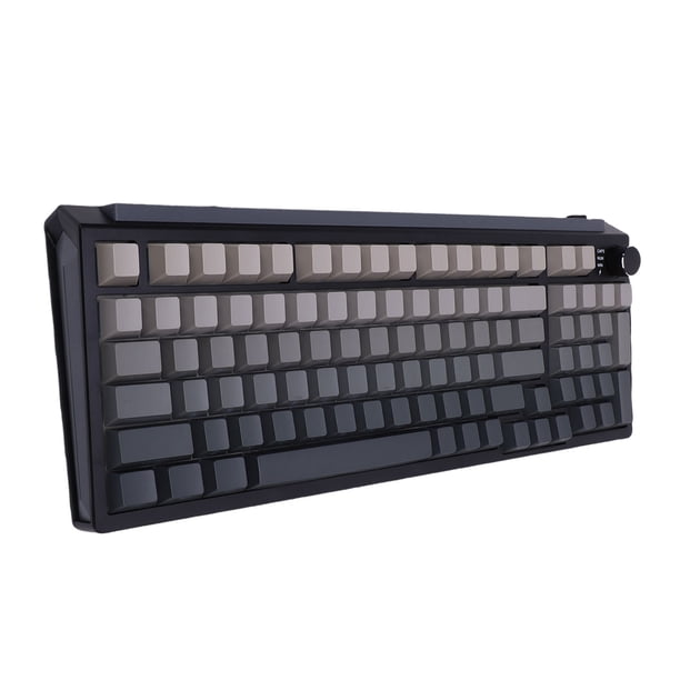 Teclado Mecánico Inalámbrico, 5.0 2.4g 98 Teclas USB C Hot Swappable RGB Teclado De Juego Retroiluminado RGB, Tecnología De Amortiguación De Sonido, Para Juegos De PC