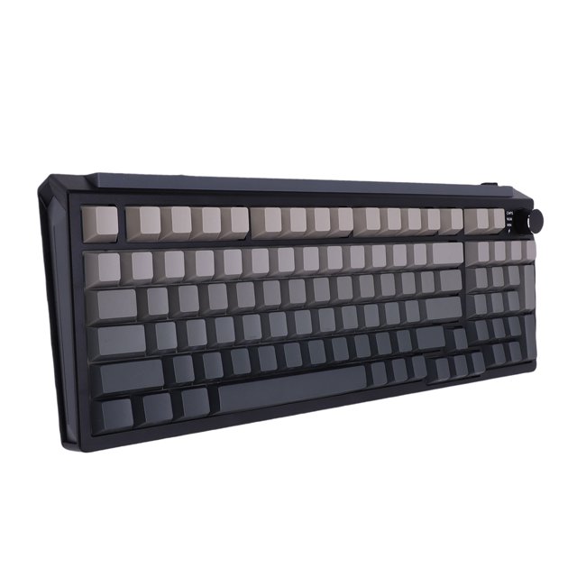 Gaming Keyboard Wireless Mechanical 98 Keys, Hot Swappable Optical Switch, 8000mAh Battery, RGB Backlit, 5.0 2.4G USB C, Compact 75% Layout for PC Gamers