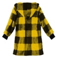 thumbnail image 5 of Women Sherpa Jacket Fuzzy Fleece Zip Up Winter Coat Warm Faux Fur with Pockets Long Sleeve Hooded Outerwear, 5 of 6