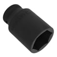 thumbnail image 3 of Dioche 1 Inch Pneumatic Socket Thickened Air Impact Wrench Socket Square Hex 80mm Length,Pneumatic Socket,Impact Socket, 3 of 8