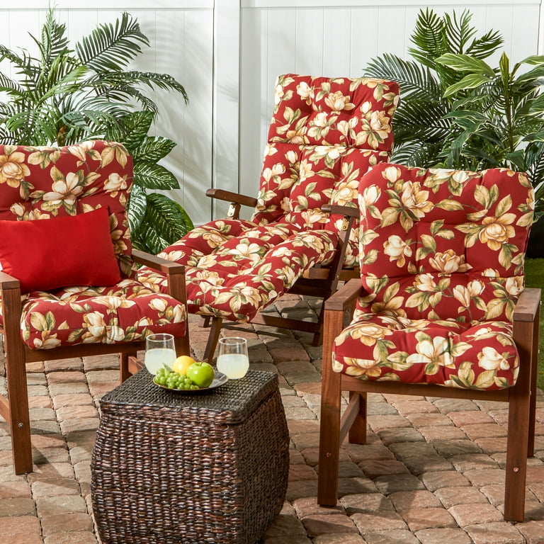 Floral outdoor 2025 chair cushions