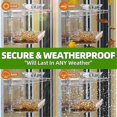 thumbnail image 2 of Window Bird Feeder with Non-Marking Self-Adhesive Hooks, Clear Window Bird Feeder for Outside, Tran, 2 of 5