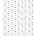 thumbnail image 3 of Floral Duvet Cover Set, Flowers in Pastel Tones on Plain Background Spring Vintage Inspired, Decorative 3 Piece Bedding Set with 2 Pillow Shams, Calking Size, White Violet and Pale Blue, by Ambesonne, 3 of 3
