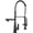 Black, variant on Kitchen Faucet 360° Rotation Contemporary Spring Kitchen Sink Faucet with Pull Down Sprayer Brass Single Handle Pull Out Kitchen Mixer Tap for Hot and Cold Water,Black