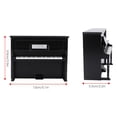 thumbnail image 2 of FAGINEY 1:12 Accessoires de Maison de Poupée Mini Piano Vertical Modèle Jouet avec Tabouret Mobilier de Simulation, Piano Vertical Maison de Poupée, Mini Piano Vertical Jouet, 2 of 5