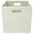 thumbnail image 6 of Better Homes & Gardens Collapsible Fabric Cube Storage Bin, Ivory, 6 of 6