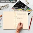 thumbnail image 4 of FORMRS 1-Subject Spiral Notebook 8" x 5" College Ruled 60 Refillable Sheet A5 Hard Cover, 2 Pack, Colorful White, 4 of 7