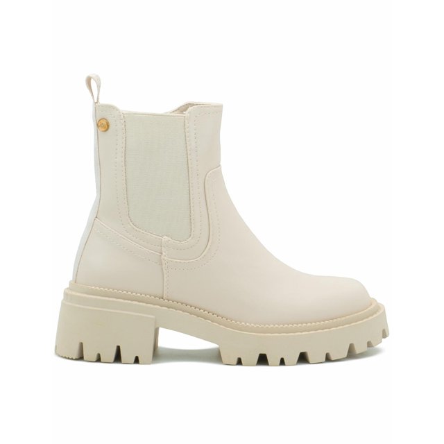 Bota Casual para Mujer Xti Beige Suela Chunky Plataforma 23.5