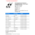 thumbnail image 2 of Front Suspension Air Strut Set 2 - Compatible with 2016 - 2021 Tesla X BATTERY EV EV/BEV - Autopart Premium, 2 of 2