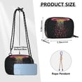 thumbnail image 4 of FORMRS Mini Crossbody Bag for Women Adjustable Shoulder Rope Travel Casual Phone Purse, UFO with Hearts Pattern, 4 of 7